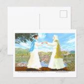 De bezoeking van Maria aan Elisabeth Briefkaart (Voorkant / Achterkant)