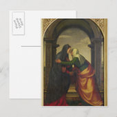 De Bezoektocht van St. Elizabeth naar de Maagd Mar Briefkaart (Voorkant / Achterkant)
