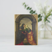 De Bezoektocht van St. Elizabeth naar de Maagd Mar Briefkaart (Staand voorkant)