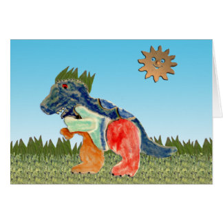 De bezorgde dinosauruskaart
