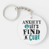 De bezorgdheid laat Vondst een Sleutelhanger van (Voorkant)