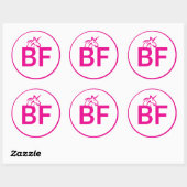 De BF-sticker Ronde Sticker (Vel)