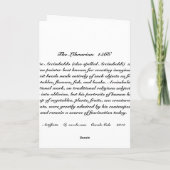 De bibliothecaris - 1566 kaart (Achterkant)