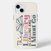 De bibliotheek belt en ik moet gaan Case-Mate iPhone case (Achterkant)