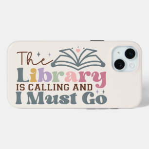 De bibliotheek belt en ik moet gaan iPhone 15 mini hoesje