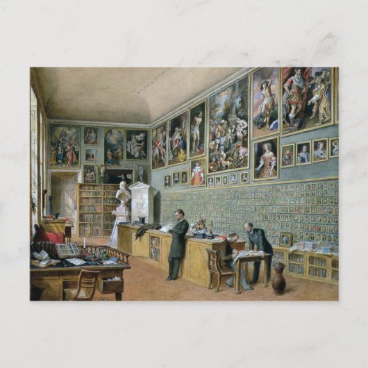 De bibliotheek briefkaart (Voorkant)