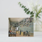 De bibliotheek briefkaart (Staand voorkant)