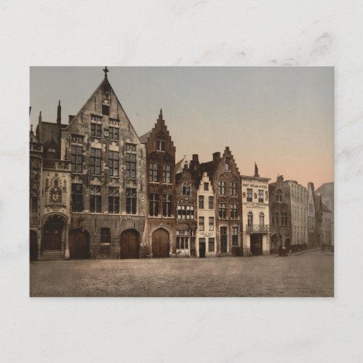 De bibliotheek, Brugge, België Briefkaart (Voorkant)