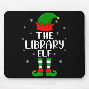De Bibliotheek Elf Kerstfeest Matching Familie Ker Muismat