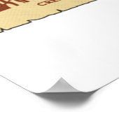 De bibliotheek is afgesloten poster (Hoek)