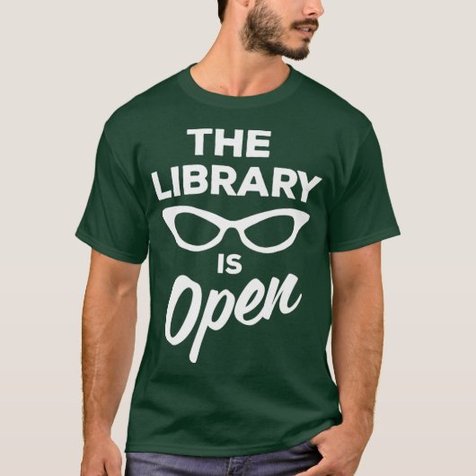 De bibliotheek is geopend Drag Queen Premium T-shirt (Voorkant)