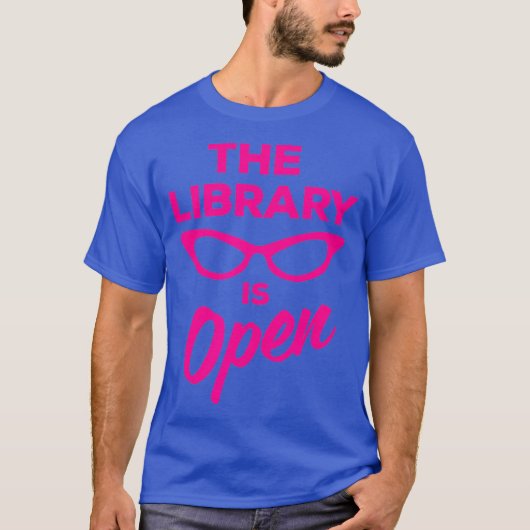 De bibliotheek is Open Drag Queen T-shirt (Voorkant)