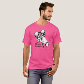 De bibliotheek is open t-shirt (Voorkant volledig)