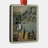 De bibliotheek metalen ornament (Rechts)