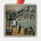 De bibliotheek metalen ornament (Voorkant)