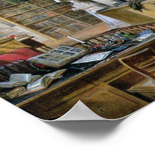 De bibliotheek poster (Hoek)