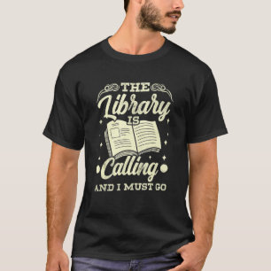 De bibliotheek roept en ik moet een grappige stude t-shirt