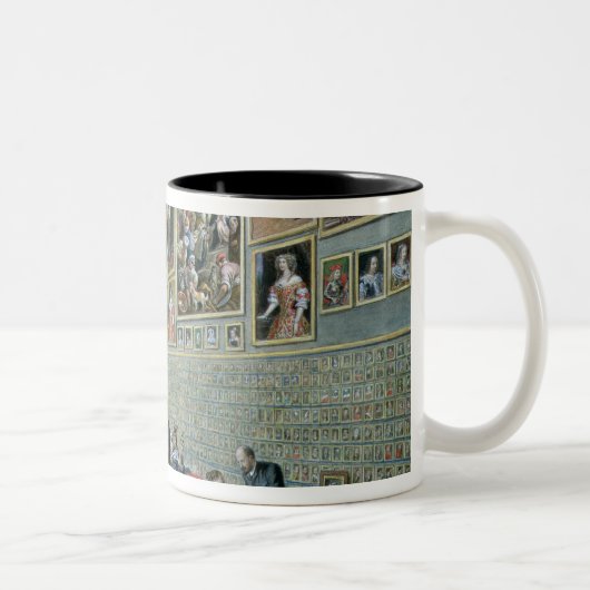 De bibliotheek tweekleurige koffiemok (Rechts)