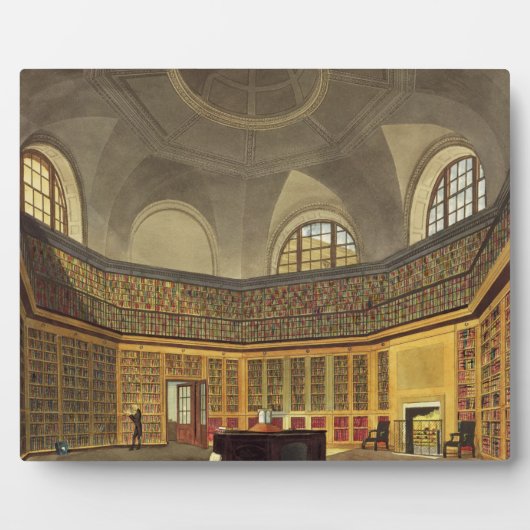 De bibliotheek van de koning, Buckingham House, va Fotoplaat (Voorkant)