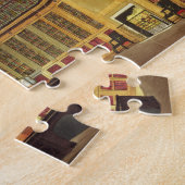 De bibliotheek van de koning, Buckingham House, va Legpuzzel (Zijkant)
