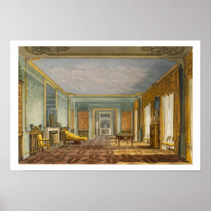 De bibliotheek van de koning van de Uitzichten van Poster