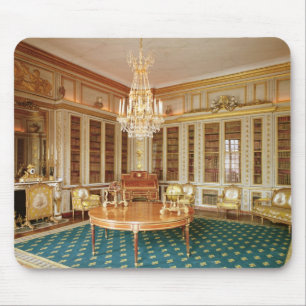 De bibliotheek van Louis XVI, gedecoreerd in 1781 Muismat
