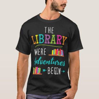De Bibliotheek - Waar Avonturen Beginnen T-shirt