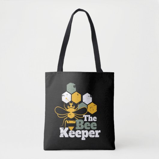 De biefenhouder Funny Honey Bee Lover Tote Bag (Voorkant)