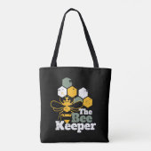 De biefenhouder Funny Honey Bee Lover Tote Bag (Achterkant)