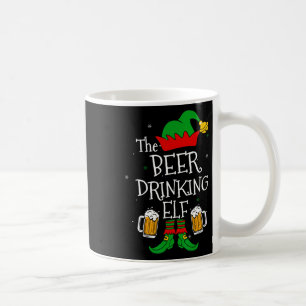 De bier Drink Elf Matching Family Drinker Merr Koffiemok