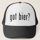 De bier? trucker pet (Voorkant)