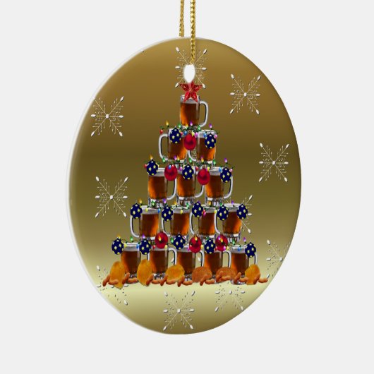 De bierboom keramisch ornament (Rechts)