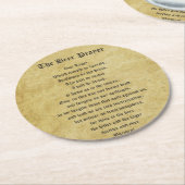 De bierbrouwer ronde kartonnen onderzetter (Gebogen)