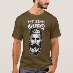 De biergoden op de baard dragen geen schimmelaar. t-shirt