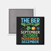 De biermaand is in september en november magneet (Voorkant / Achterkant)