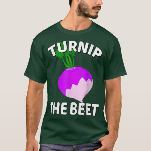 De bietdraai maakt de vegetan Vegetarian pun T-shirt