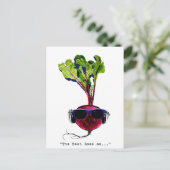 De bieten gaan aan het licht briefkaart (Staand voorkant)