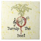 De bietkeramische Tegel draaien Tegeltje (Voorkant)