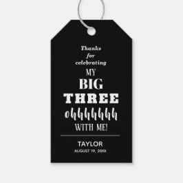 De BIG-30e verjaardag Cadeaulabel