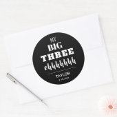 De BIG-30e verjaardag Ronde Sticker (Envelop)