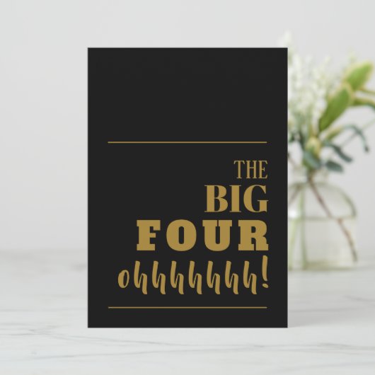 De BIG 40 Black Gold-feestdagen (Staand voorkant)