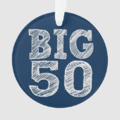 De BIG 50 50ste verjaardag Ornament (voorkant)