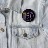 De Big 50 Birthday Button (In situ)
