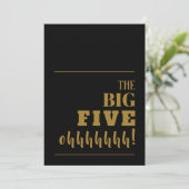 De BIG 50 Black Gold-feestdagen (Staand voorkant)