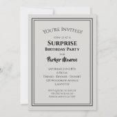 De BIG 60 Birthday-uitnodigingen (Achterkant)