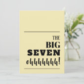 De BIG 70 Birthday-uitnodigingen (Staand voorkant)