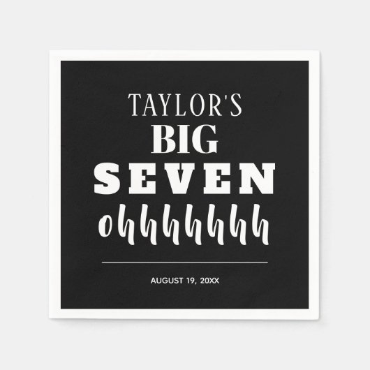De BIG 70e verjaardag Servet (Voorkant)