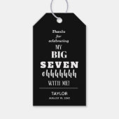 De BIG 70e verjaardag van de Favor Cadeaulabel (Voorkant)