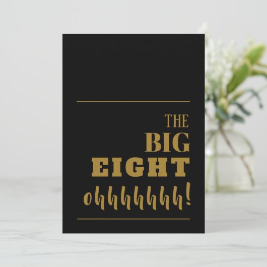 De BIG 80 Black Gold-feestdagen (Staand voorkant)