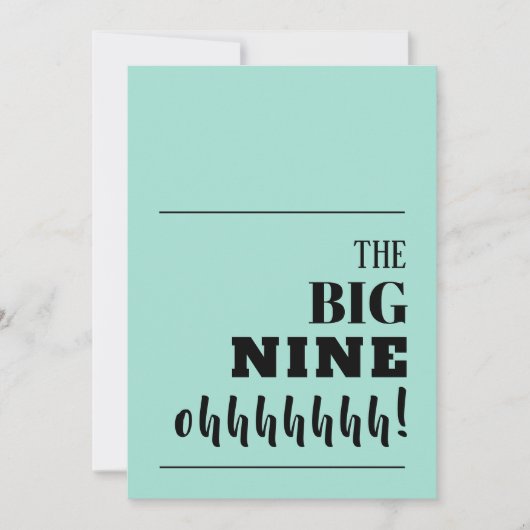 De BIG 90 Birthday-uitnodigingen (Voorkant)